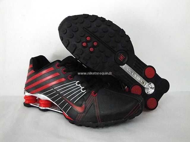 Rouge Et Noir Nike Shox R4 Nouvelle